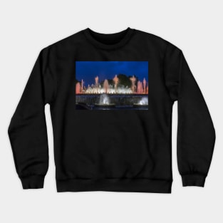 Colorful performance of Magic Fountain Crewneck Sweatshirt